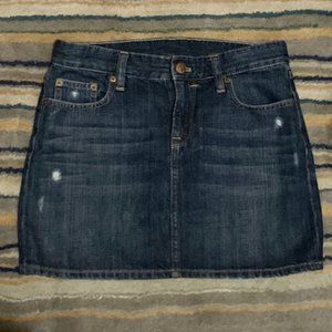 J. Crew Jean Mini Skirt